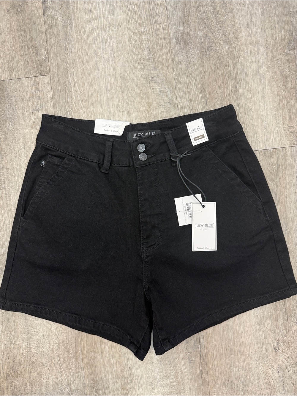 Judy Blue Black High-Rise Women's Jean Shorts